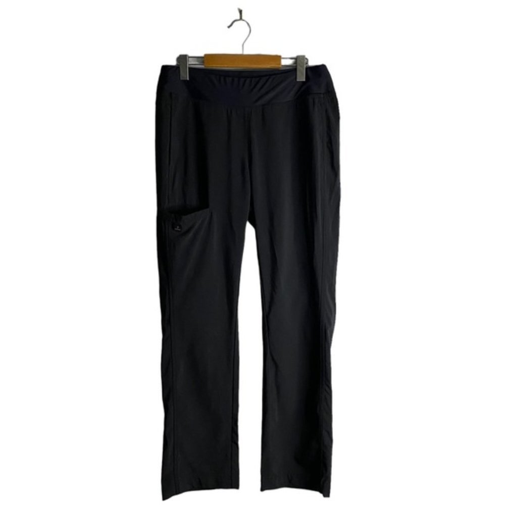 Scrubletics Women's Black Pull-On Waist Pants Sz M